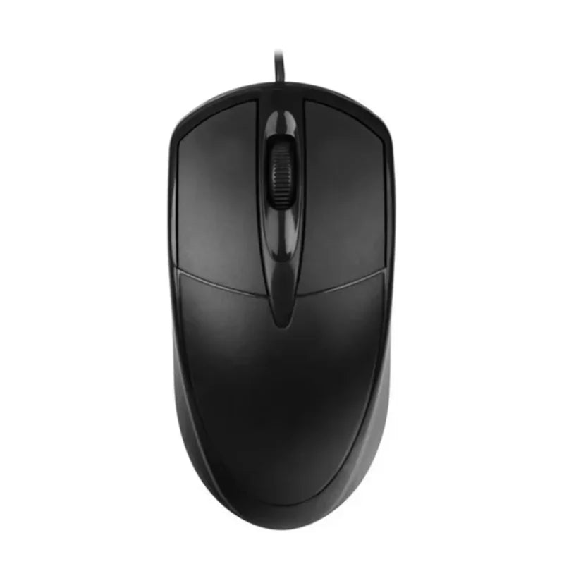 USB Optical Wired Mouse with Anti-Slip Roller for PC, Laptop & Desktop