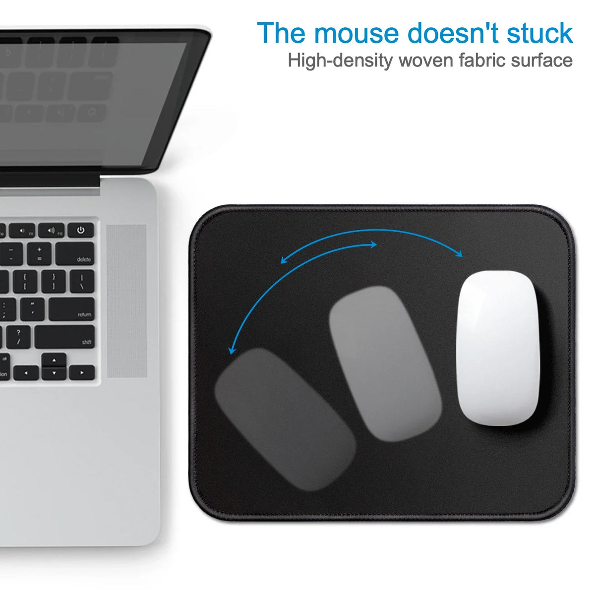 Gaming Mouse Pad with Cloth Surface & Rubber Base