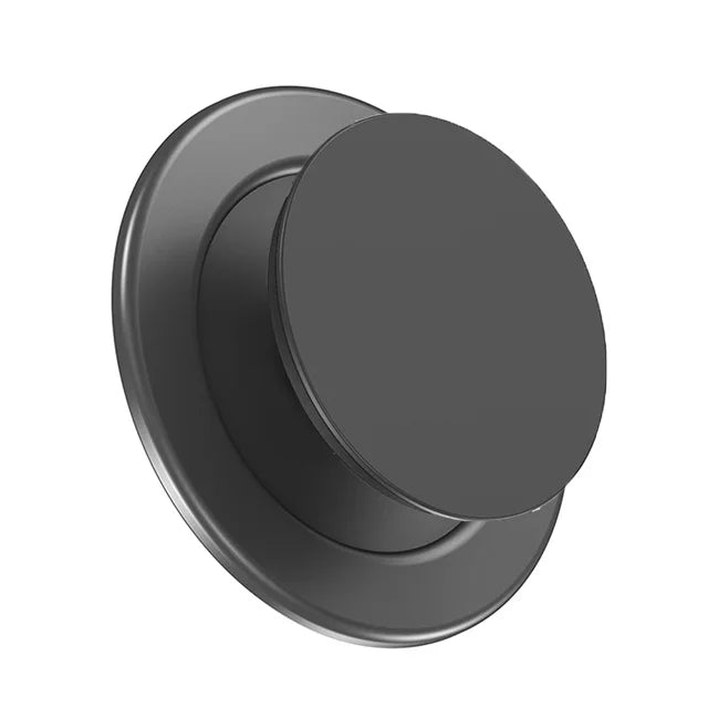 Magnetic Phone Grip Holder and Ring Stand, Slim Collapsible Phone Socket with Kickstand, Compatible with Magnetic Phone Cases