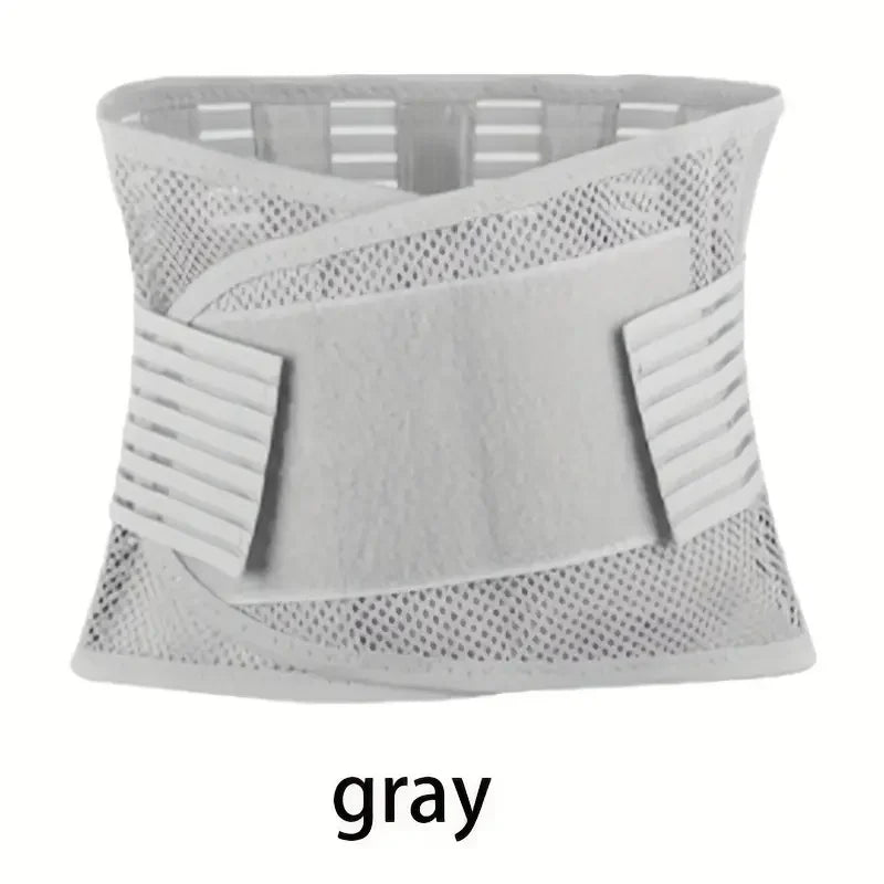 Adjustable Lumbar Support Belt – Breathable Mesh Back Brace