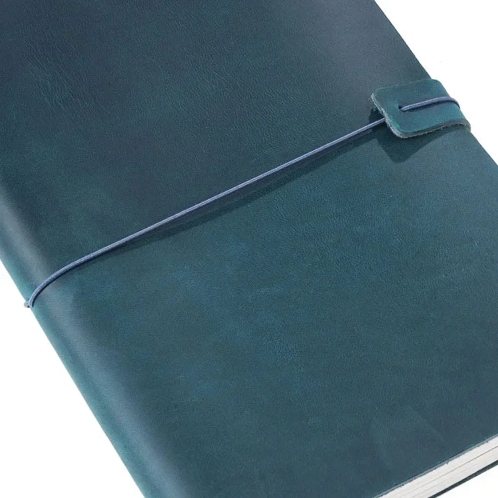 Genuine Leather Traveler’s Notebook with Refillable Inserts