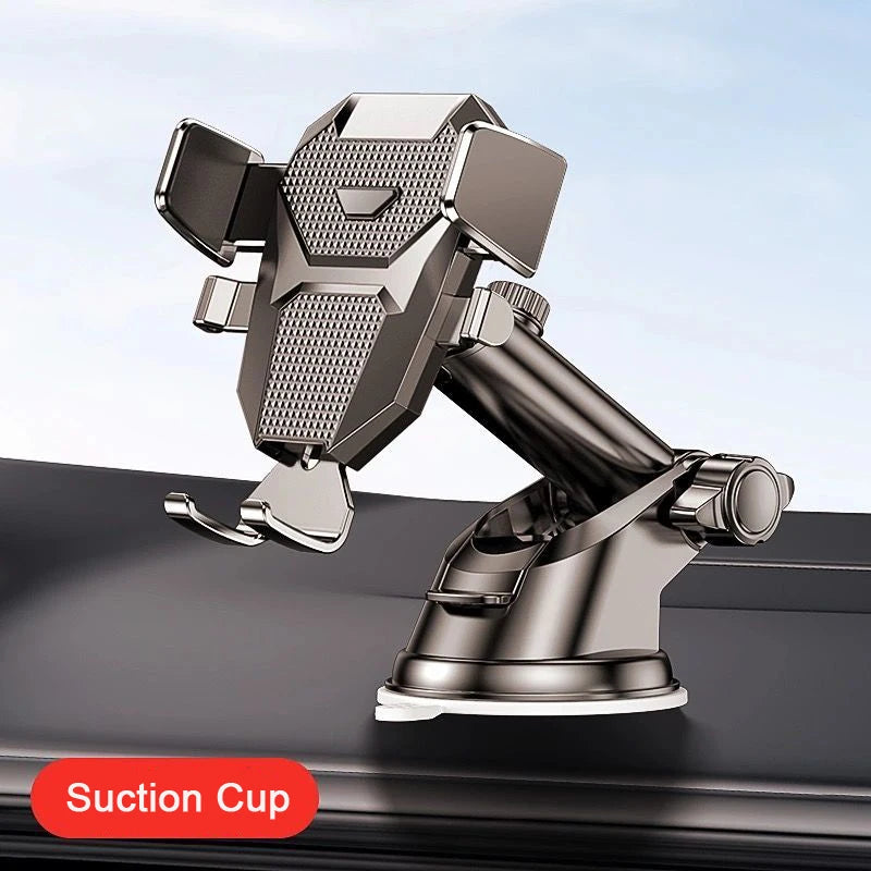 Universal 360° Car Phone Holder — Dashboard & Windshield Mount for 4.0–7″ Phones