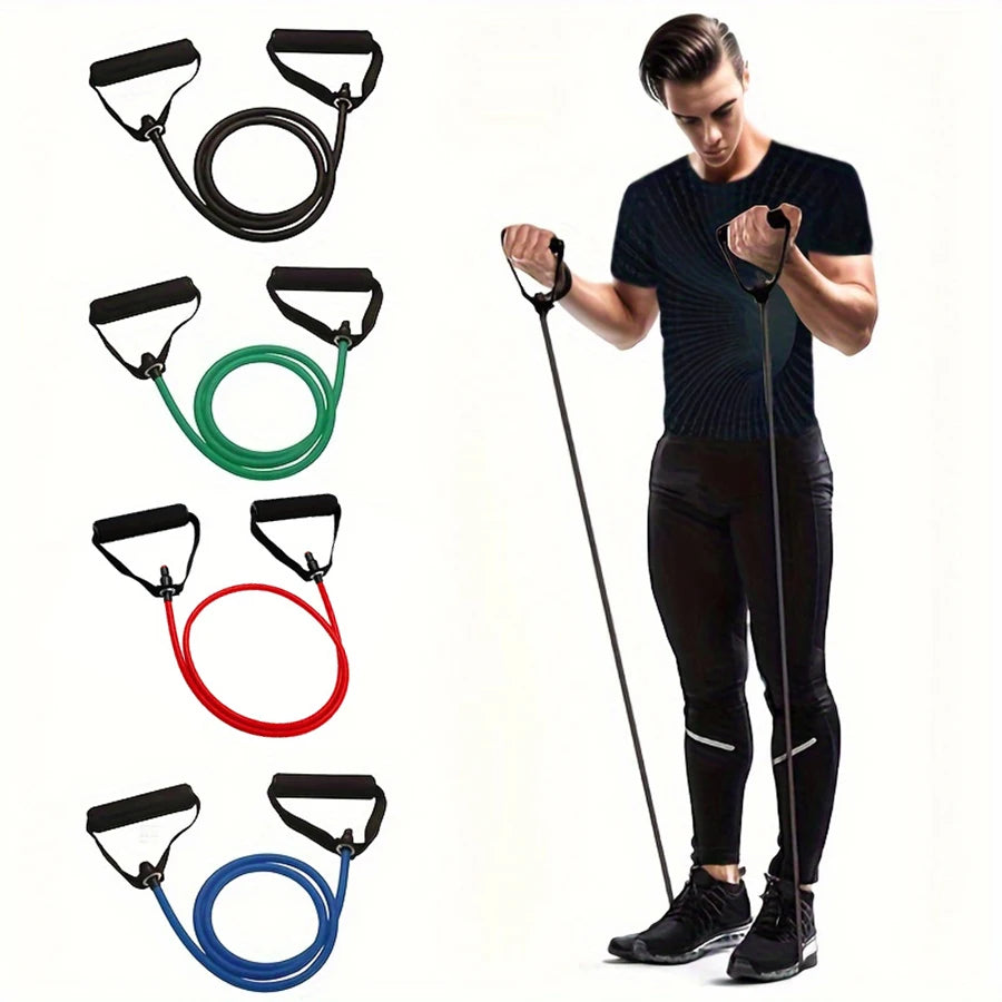 Resistance Bands with Handles — Strength Training Set for Home Workouts