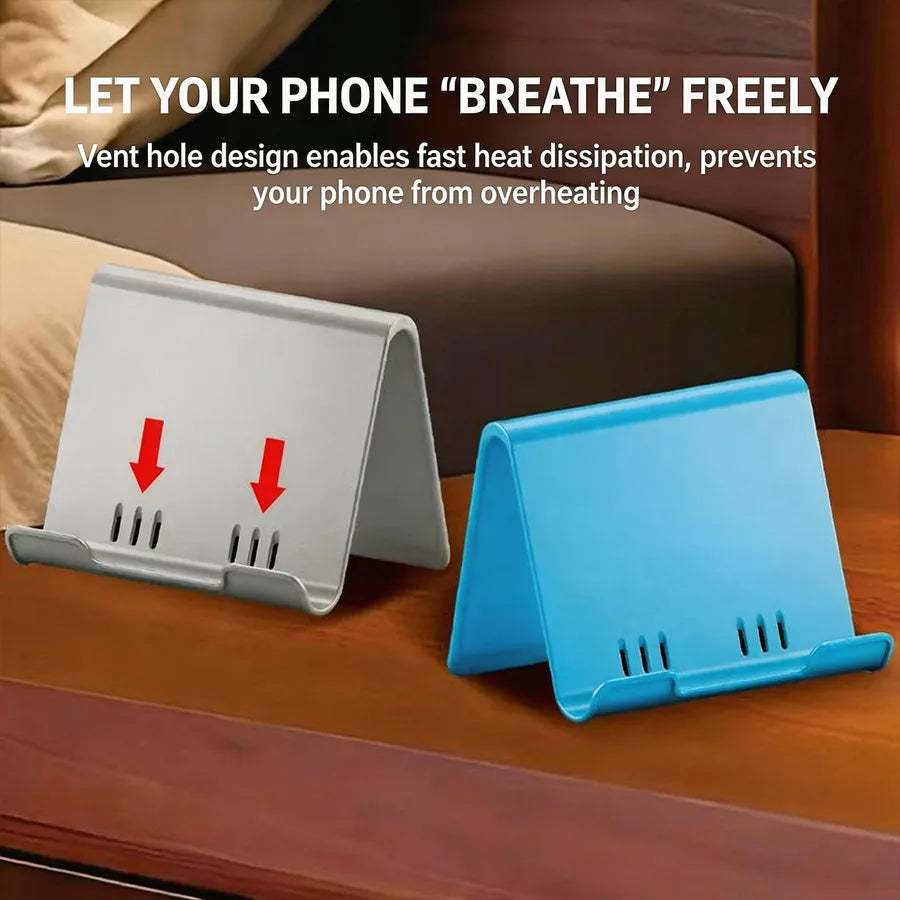 Adjustable Folding Phone Stand for Desk, Portable Tablet and Mobile Phone Holder