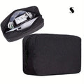 Compact Cable Cord Organizer Pouch, Small Electronics Storage Bag for Chargers, SD Cards, Power Banks and Earbuds, Portable Travel Tech Case