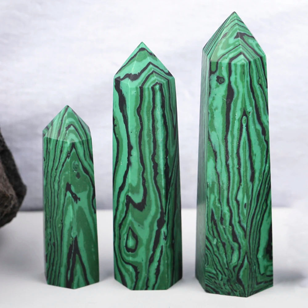Natural Crystal Point Wand — Reiki Healing Stone for Home Decor & Meditation
