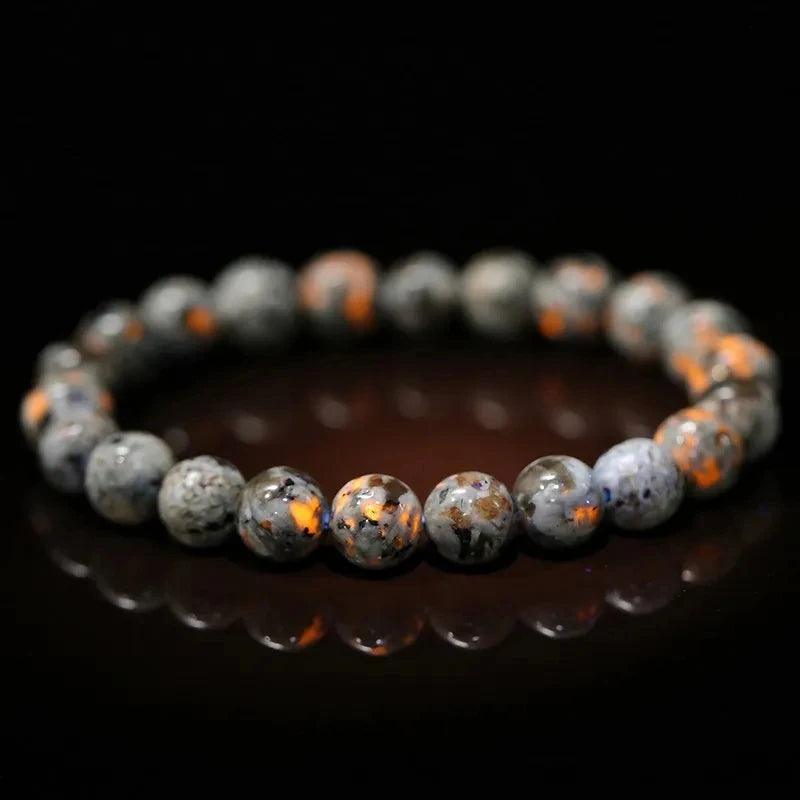 Natural Stone Beads Bracelet — Amethyst, Tiger Eye, Crystal & More