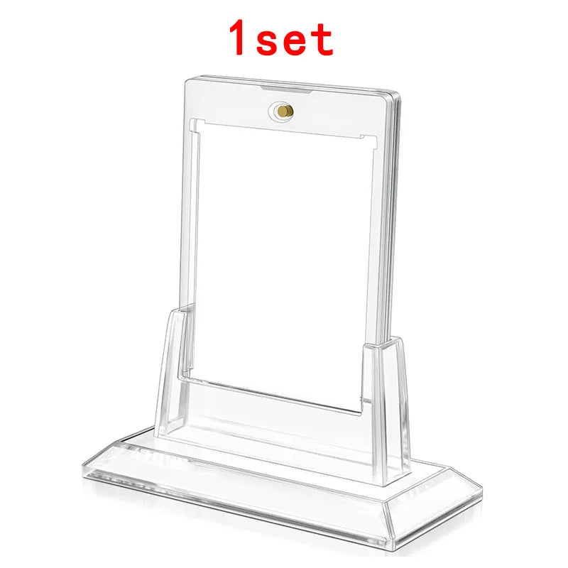 Magnetic Acrylic Trading Card Display Case with Sleeve Protector