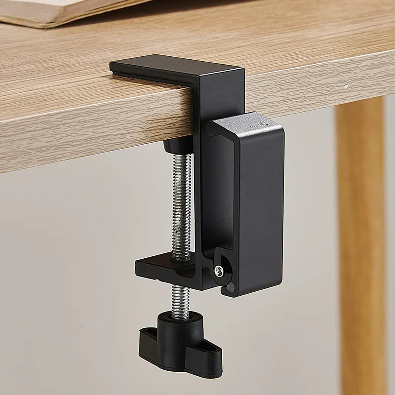 Adjustable Foldable Under Desk Headphone Hook and Backpack Hanger Clamp Holder