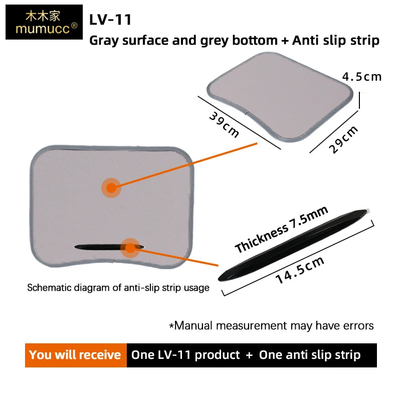 Laptop Lap Desk with Cushion — Foam-Filled Pillow Stand & Mouse Pad