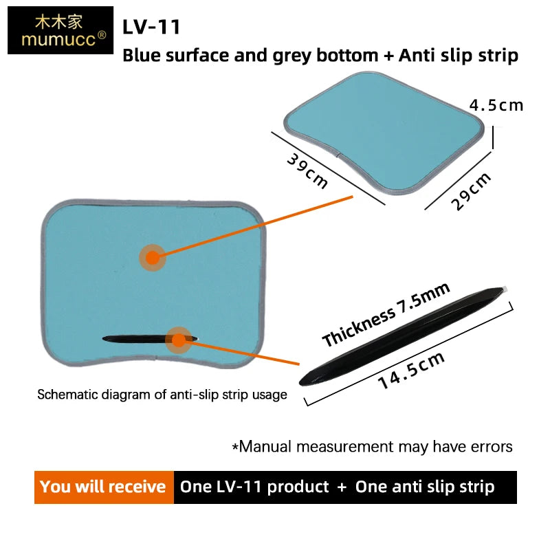 Laptop Lap Desk with Cushion — Foam-Filled Pillow Stand & Mouse Pad