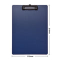 A4 File Folder Clipboard with Storage, Hard Writing Pad and Document Organizer for School, Office and Test Papers