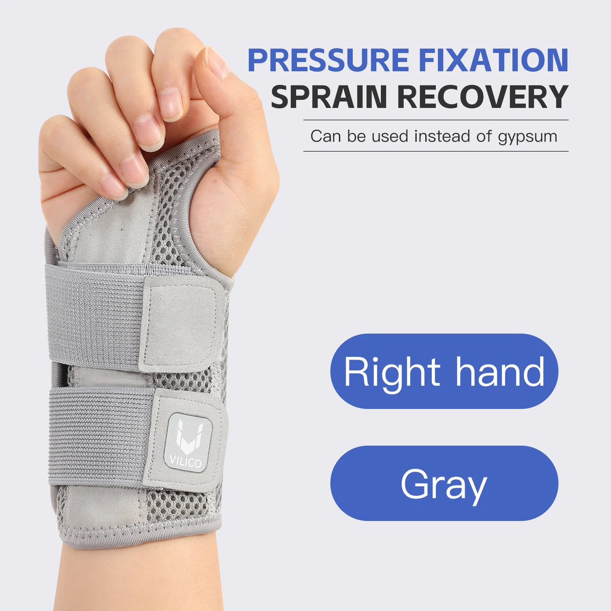 Adjustable Wrist & Thumb Support Brace — Right or Left Hand