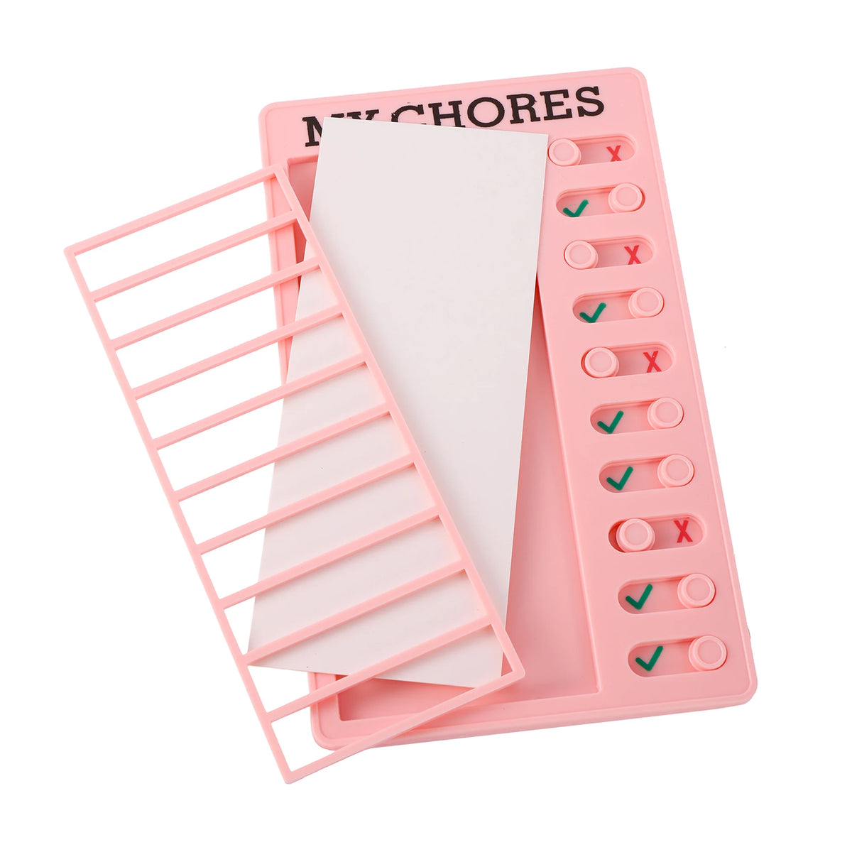 Reusable Chore Chart and Daily Checklist Board, To Do List Task Planner for Kids Responsibility, Routines and Self Discipline