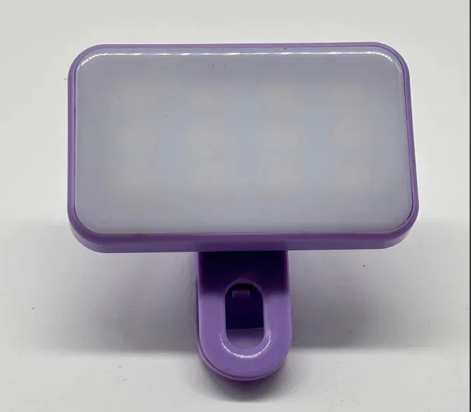 Mini Rechargeable Clip-On Selfie Fill Light with 3 Light Modes and Adjustable Brightness for Phone, Laptop and Video Calls