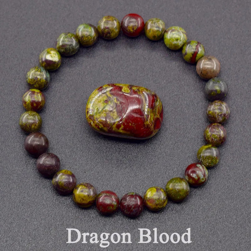 Natural Lapis Lazuli Stone Beads Bracelet — Energy Healing Jewelry