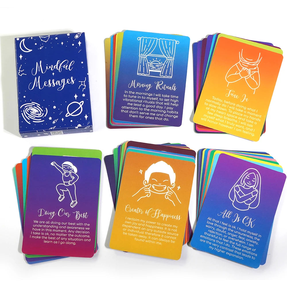 Mindful Messages Affirmation Cards — Daily Inspiration & Self-Care Deck