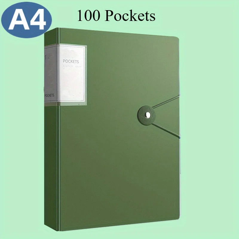 A4 Clear Pocket Presentation Folder for Documents & Certificates