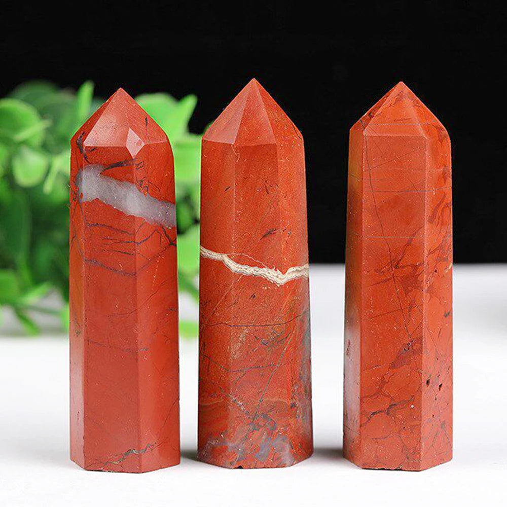 Natural Crystal Point Wand — Reiki Healing Stone for Home Decor & Meditation