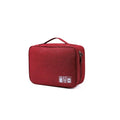 Electronics Travel Organizer Bag with Double-Layer Storage