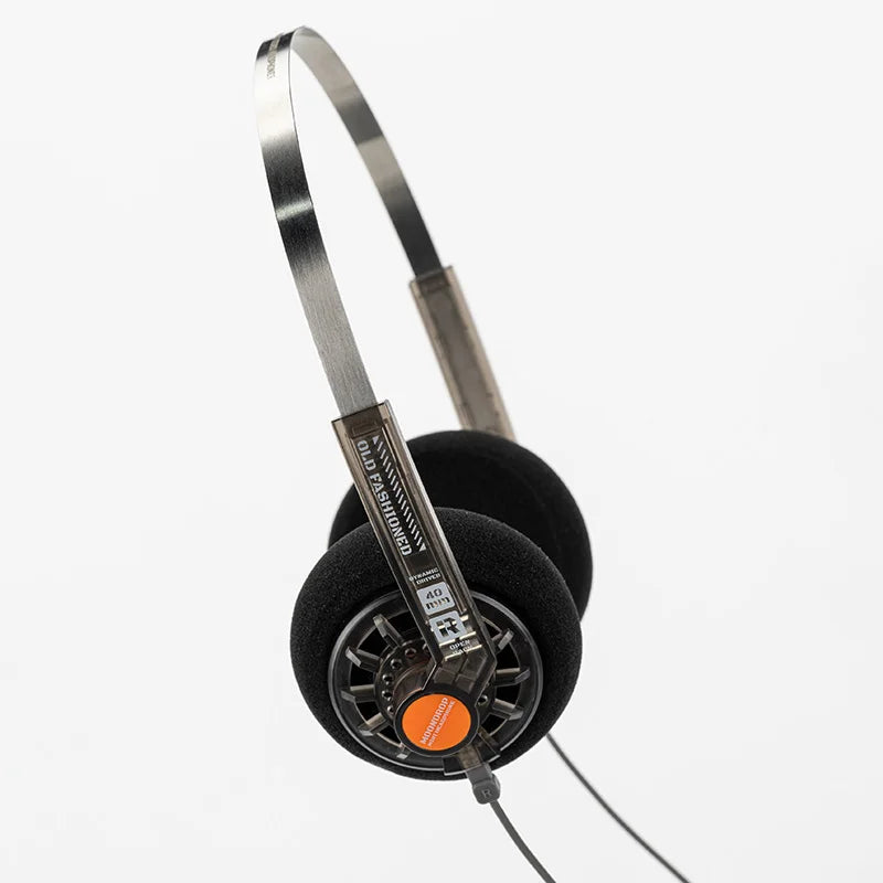 MOONDROP Old Fashioned On-Ear Headphones — 40mm Dynamic Driver, 0.78 2-Pin Detachable Cable, 3.5mm Plug