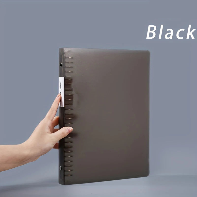 Loose Leaf Binder Notebook A5 B5 A4 with Refill Paper and Dividers