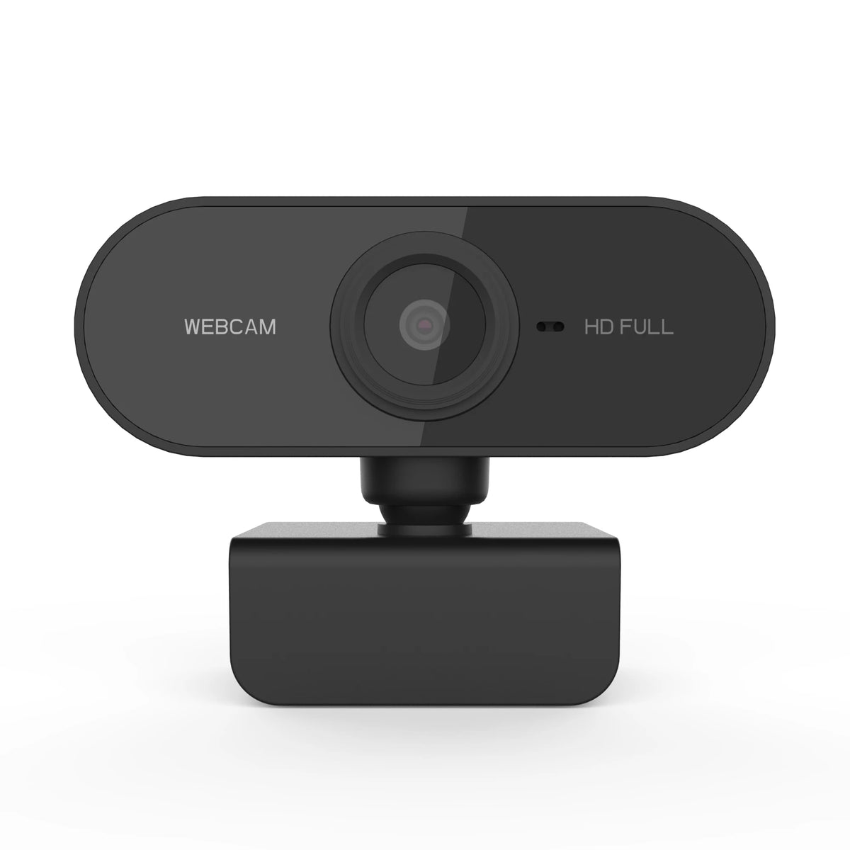 USB Webcam with Microphone — 360° Rotatable HD Camera for Laptop, Desktop & Video Calls