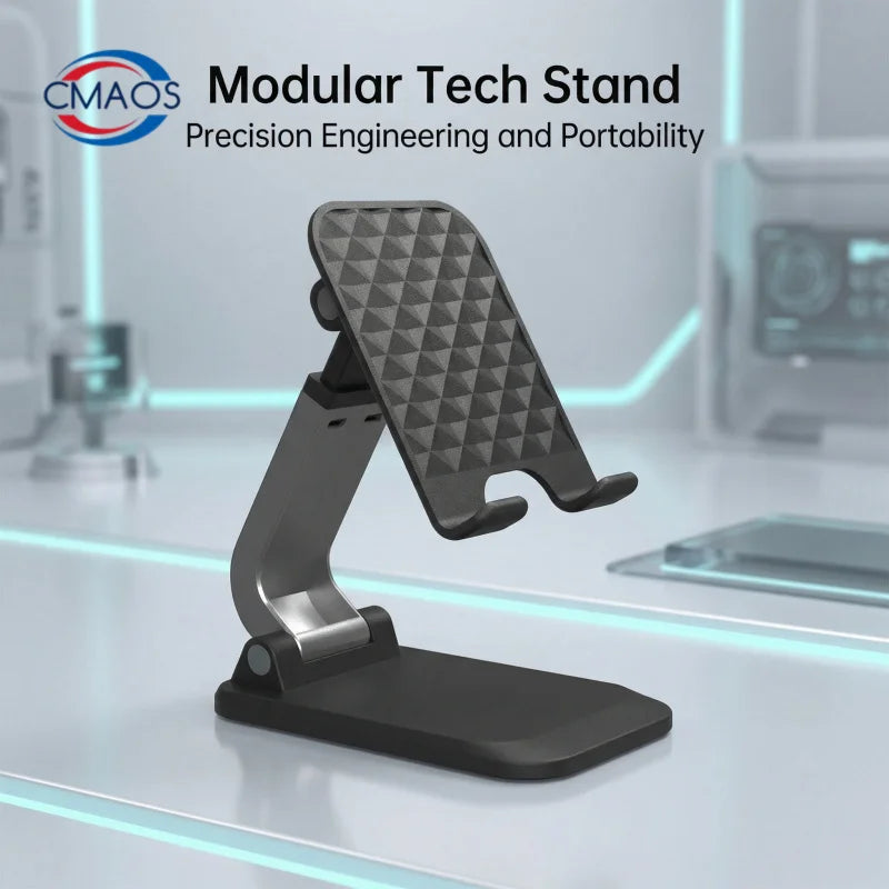 Adjustable Desktop Phone & Tablet Stand — Universal Modular Holder