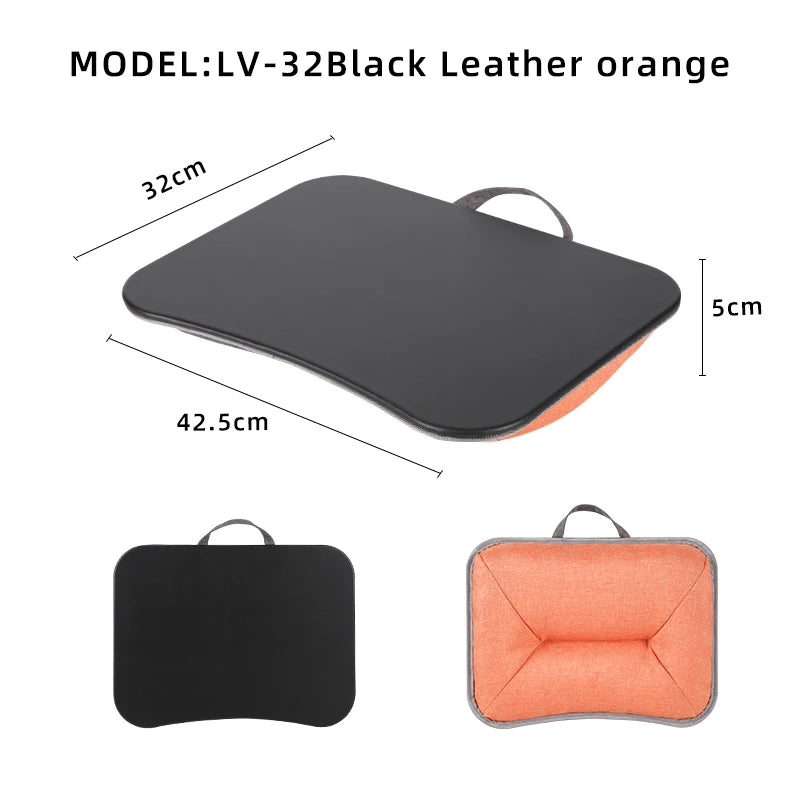 Laptop Lap Desk with Cushion — Foam-Filled Pillow Stand & Mouse Pad