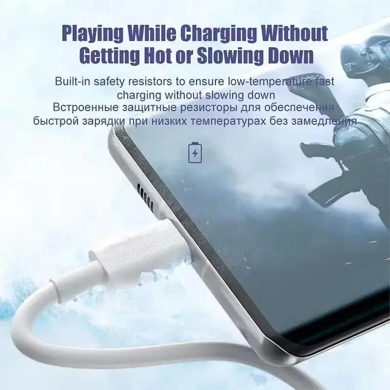 100W USB-C Fast Charging Cable — 2/3-Pack, 1m–2m Data & Charge Cords