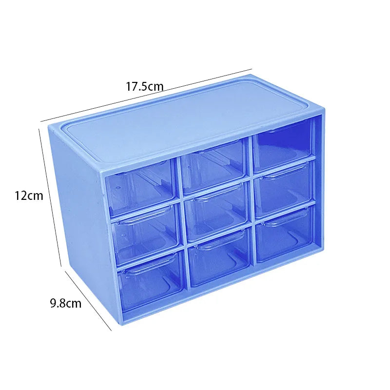 Dustproof Multi-Grid Desktop Drawer Organizer Storage Box for Desk, Jewelry, and Office Supplies