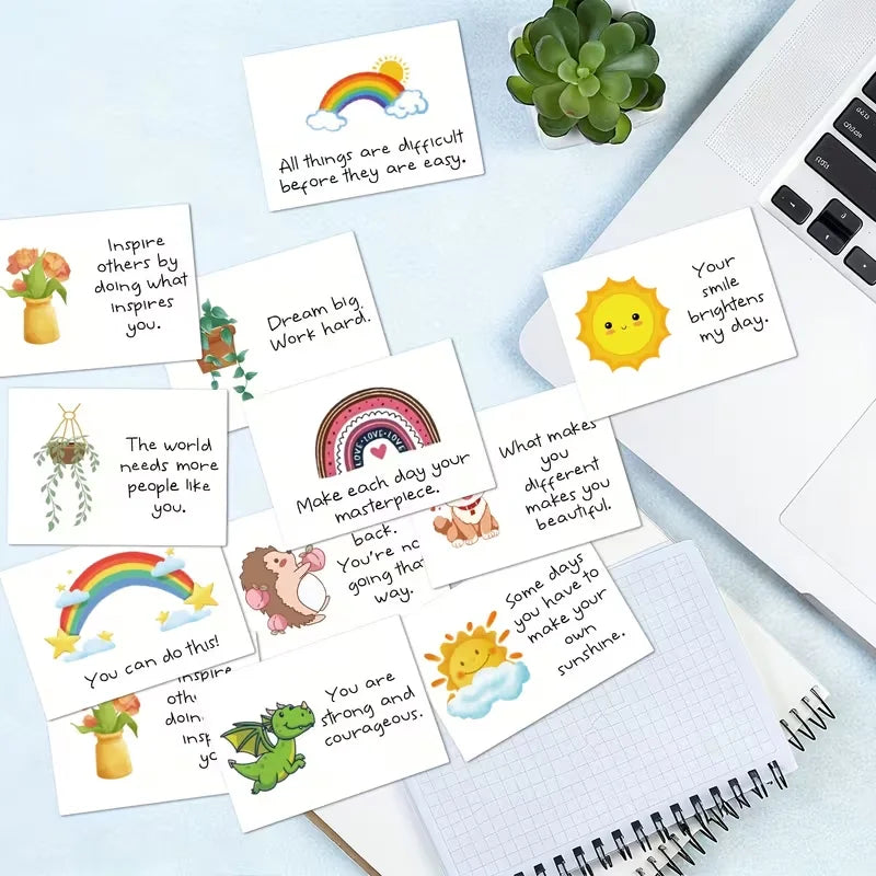 90 Positive Affirmation Cards — Inspirational Messages & Motivation