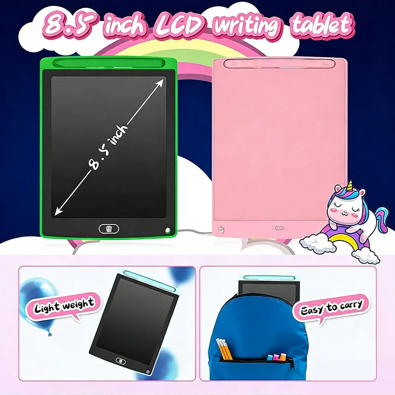 8.5" LCD Writing Tablet — Kids Drawing Board & Doodle Sketchpad, Handwriting Practice Toy, Birthday Gift