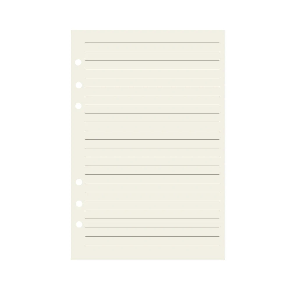 A5 A6 A7 Loose Leaf Refill Paper, 45 Sheet 6 Ring Planner Inserts in Daily, Weekly, Monthly, To Do, Finance, Lined, Grid and Dot Styles