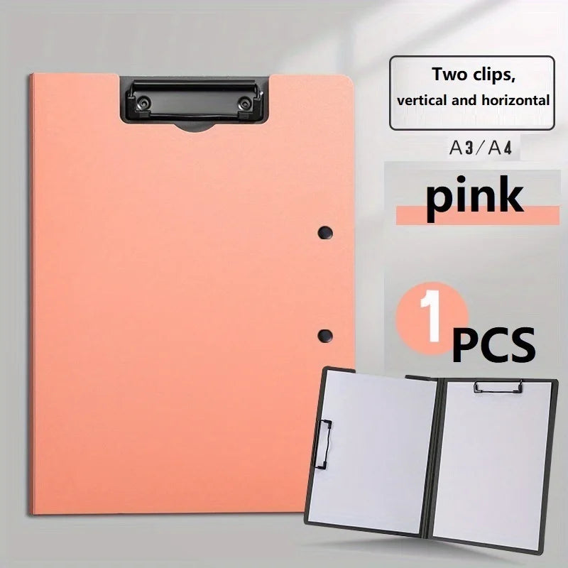 A4 Clipboard File Folder with Cover, Document Organizer for Business, School, and Office