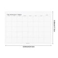 Undated Planner Notebook — Weekly or Monthly Schedule