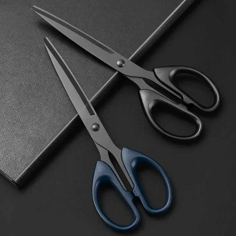 Professional Office Scissors, Heavy Duty Stainless Steel Black Blade Scissors for Paper, Crafts and Home Office, 7 Inch