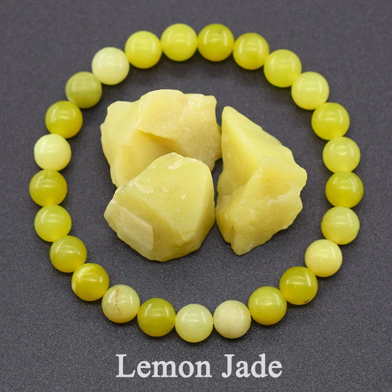 Natural Lapis Lazuli Stone Beads Bracelet — Energy Healing Jewelry