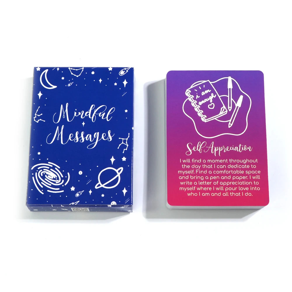 Mindful Messages Affirmation Cards — Daily Inspiration & Self-Care Deck