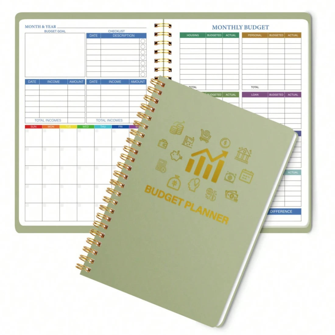 Monthly Budget Planner — Expense Tracker & Money Organizer