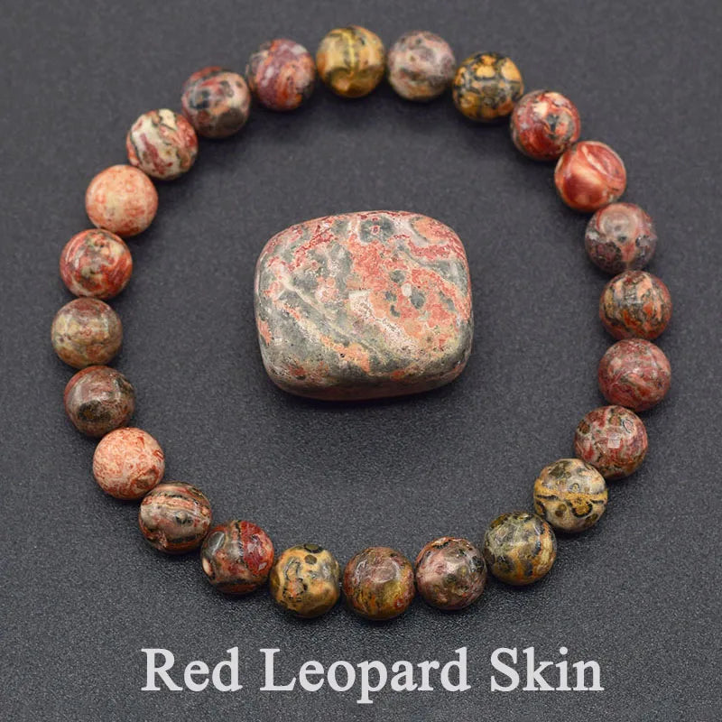 Natural Lapis Lazuli Stone Beads Bracelet — Energy Healing Jewelry