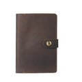 Leather Journal Cover with Pen Holder, Refillable Pocket Notebook Diary Fits 3.5 x 5.5 Inch
