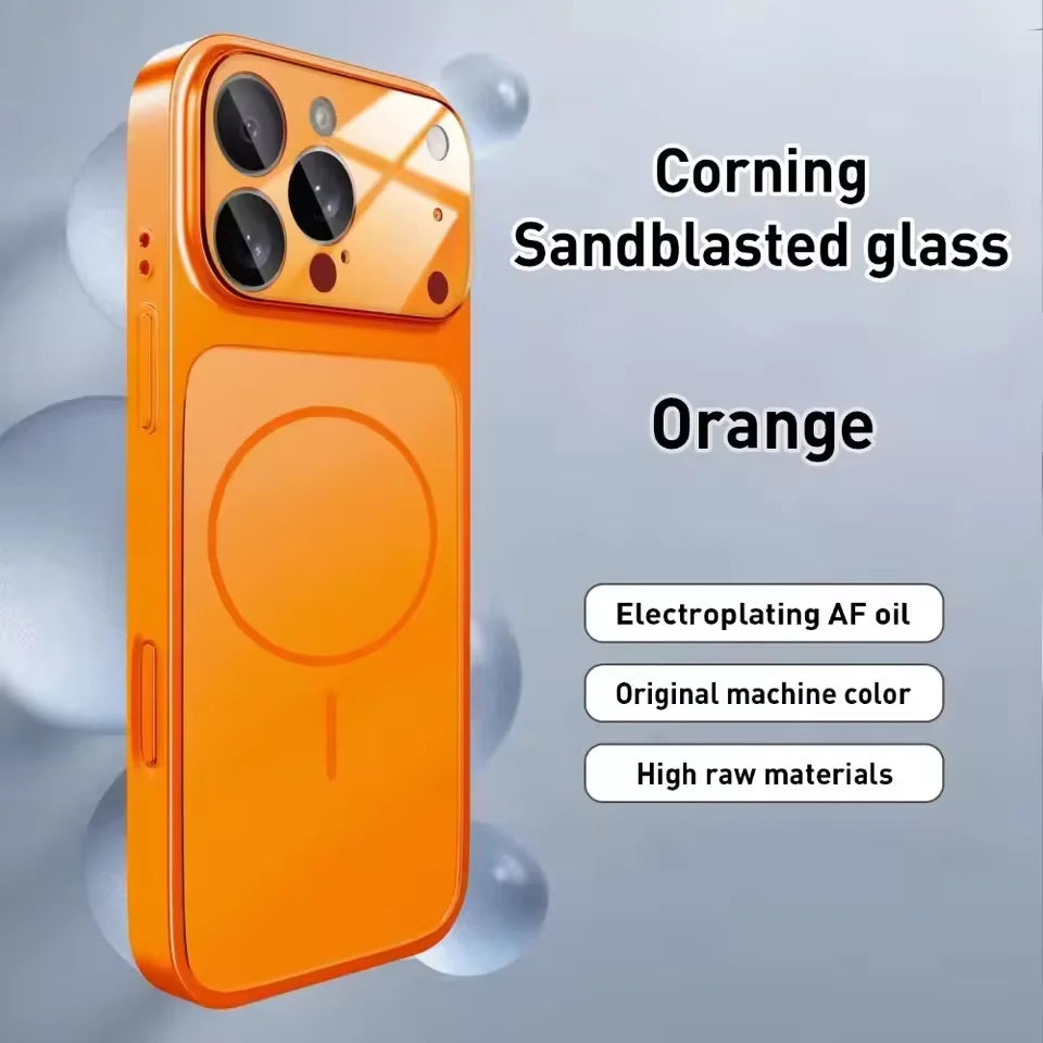Magnetic Shockproof Phone Case for iPhone 11 to 17 with Wireless Charging Support