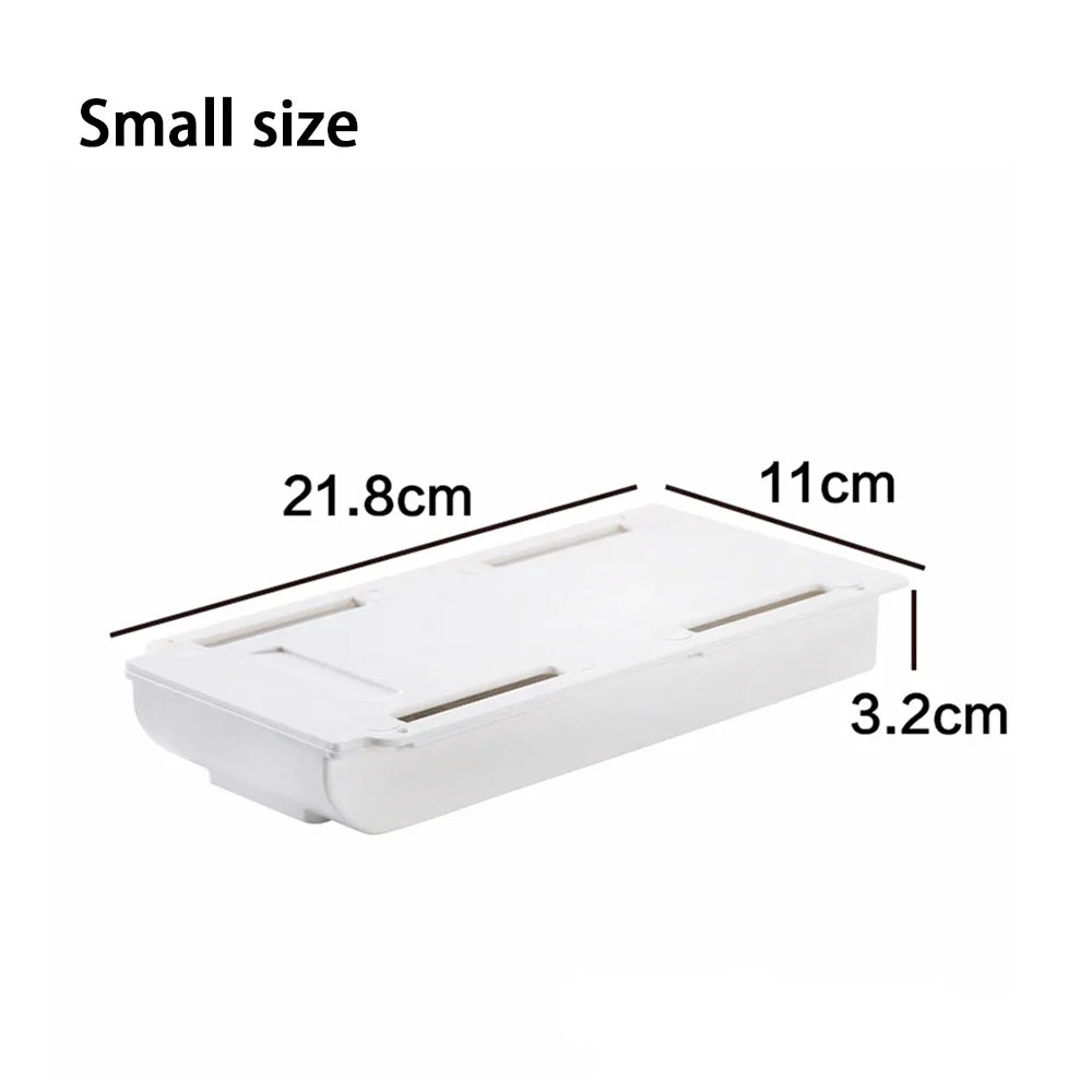 Self-Adhesive Under-Desk Drawer Organizer, Three Sizes
