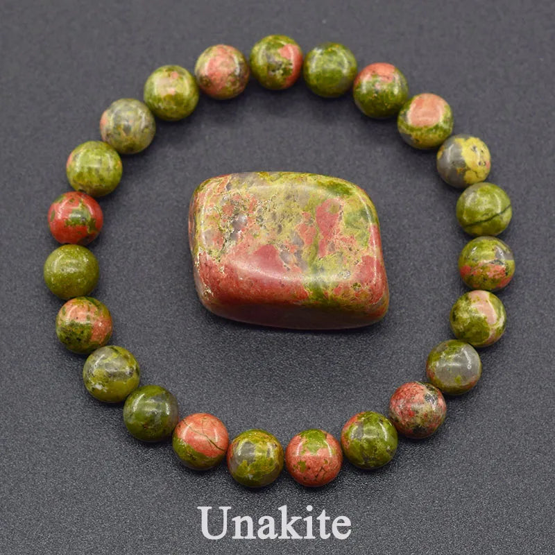 Natural Lapis Lazuli Stone Beads Bracelet — Energy Healing Jewelry