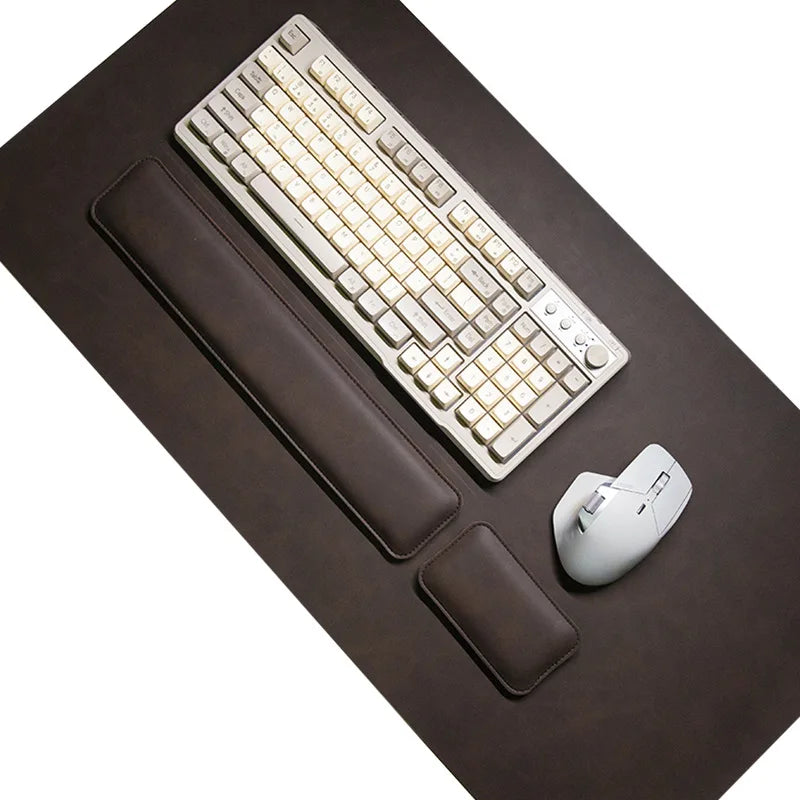 Waterproof PU Leather Desk Mat & Mouse Pad Set