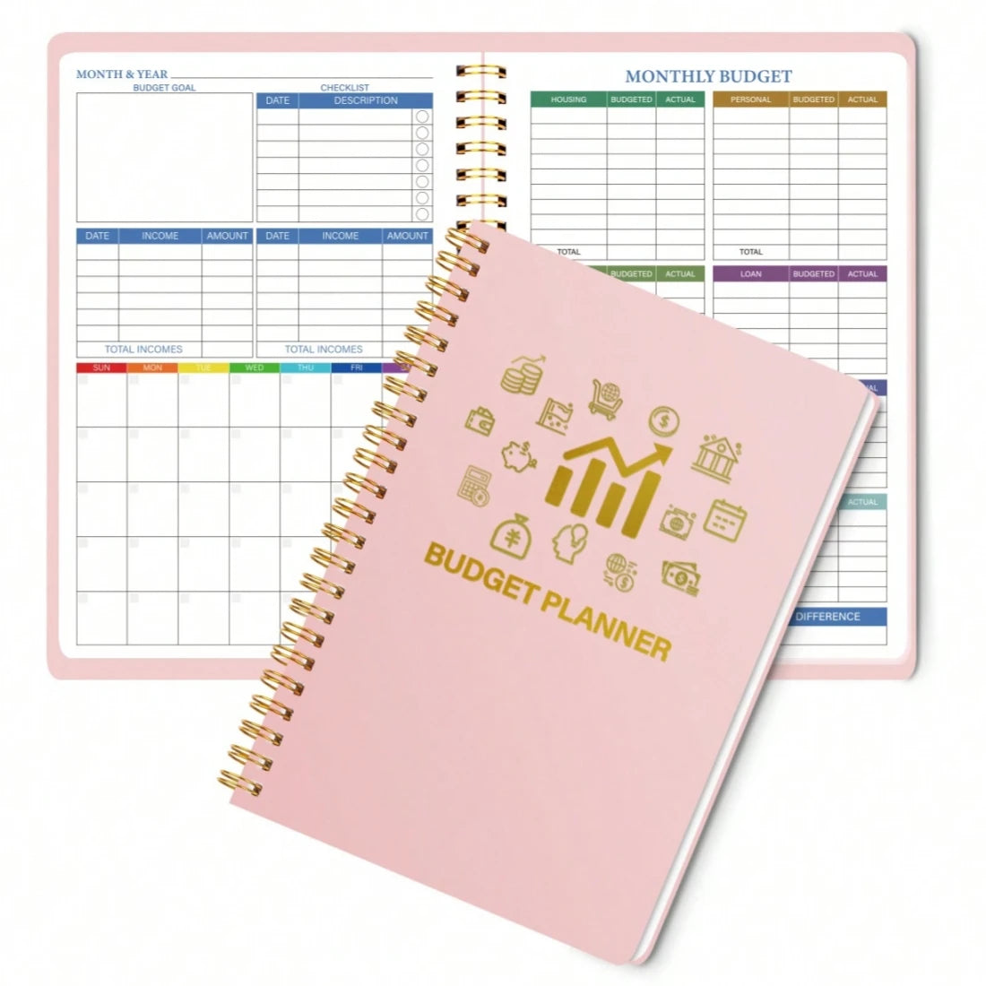 Monthly Budget Planner — Expense Tracker & Money Organizer