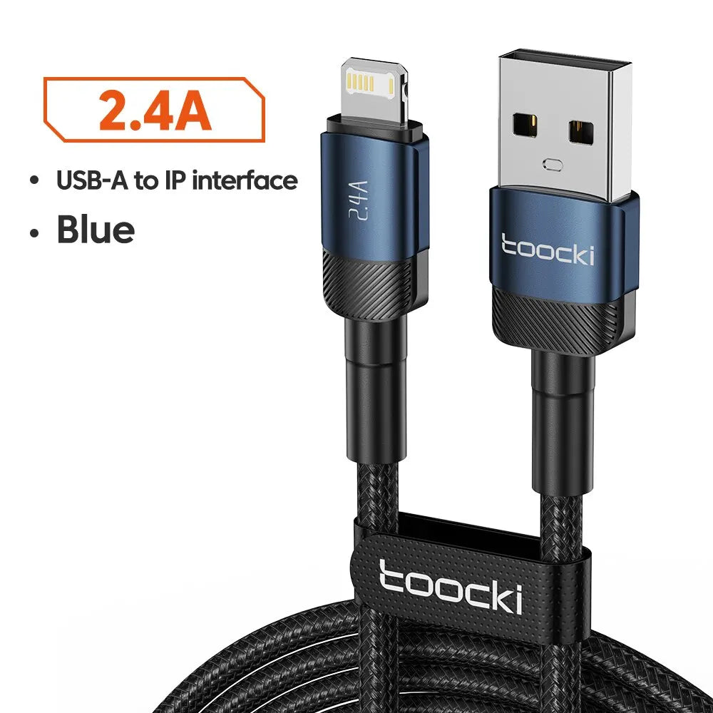 100W USB-A to USB-C Fast-Charging Cable — Data & Charging Cord for USB-C Devices