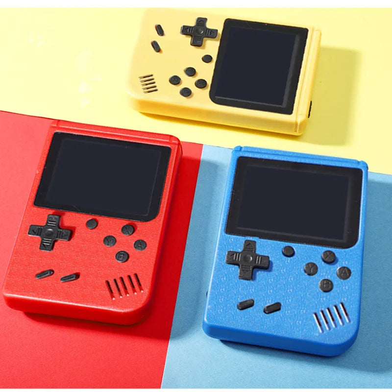 Portable Retro Handheld Game Console — 8-Bit, 3.0" Color LCD Screen