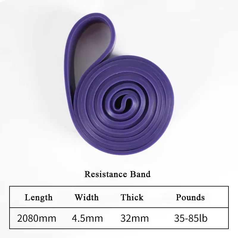 Stackable TPE Resistance Bands — Heavy-Tension Home Workout & Stretching Set